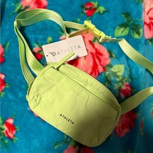 Athleta Neon Green Crossbody Bag